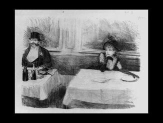 Jean Louis Forain Au Restaurant