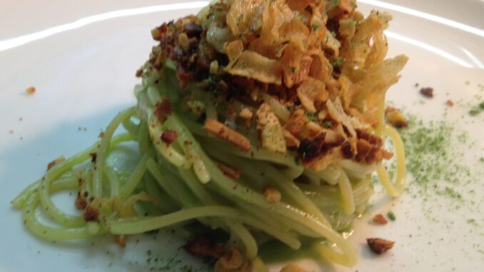 Spaghetti con il panettone di Cristina Bowerman, Romeo