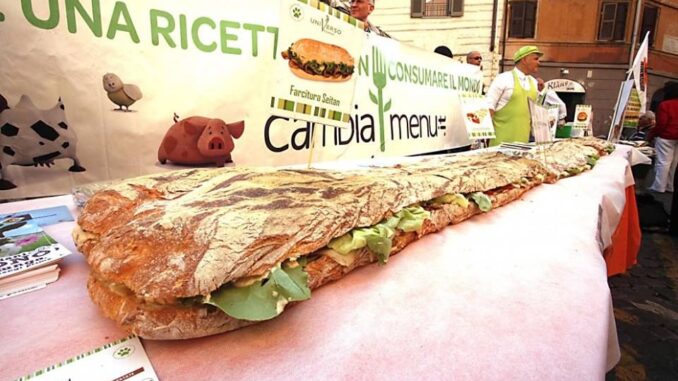 panino vegano da record
