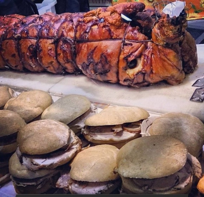 panino con la porchetta di ariccia