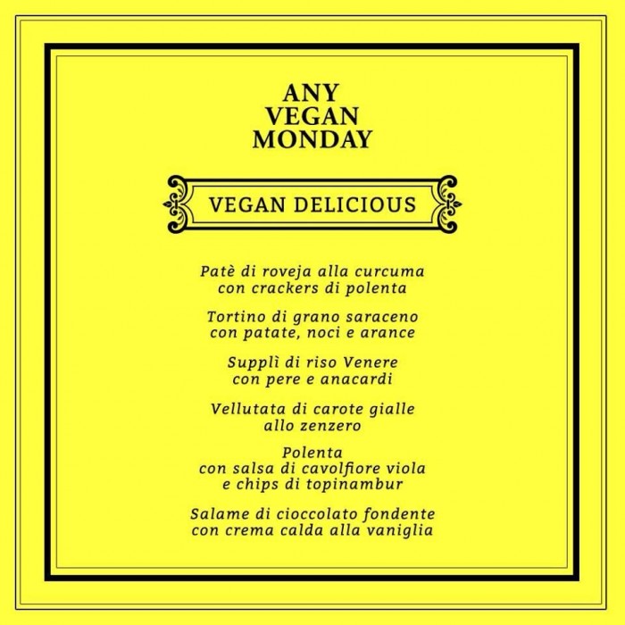any vegan monday