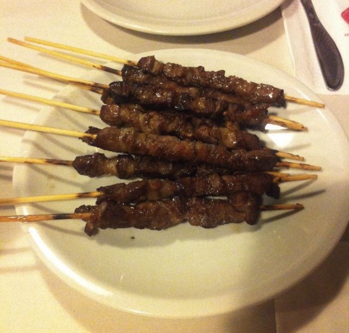 arrosticini gallo rosso