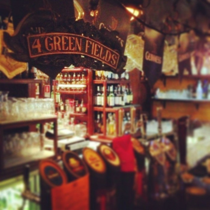 four green fields