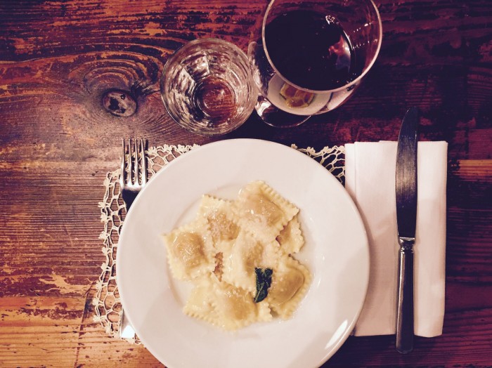 Non solo lesso, Milano, ravioli d'oca