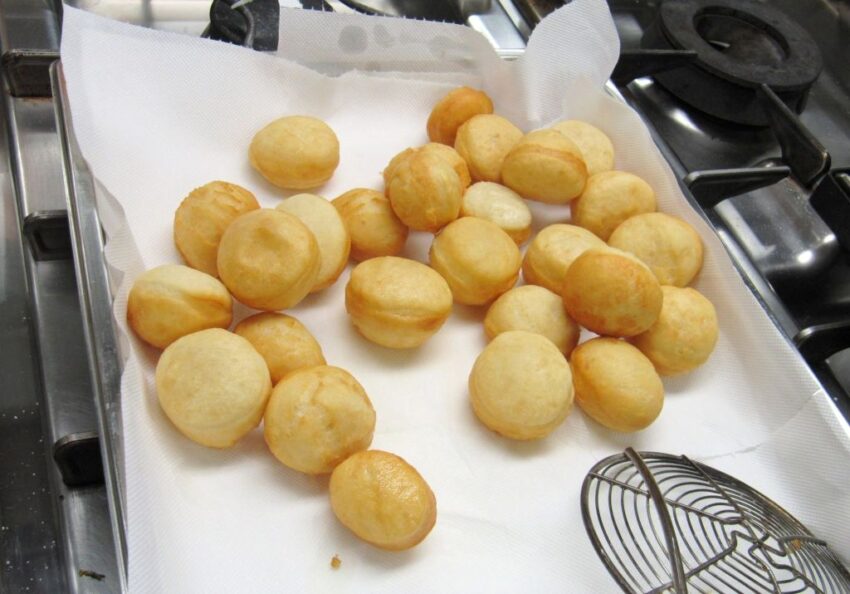 gnocchi fritti puntarella rossa