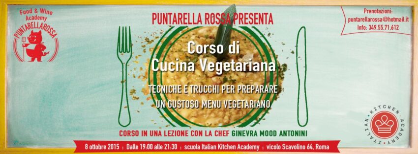 corso cucina vegetariana roma