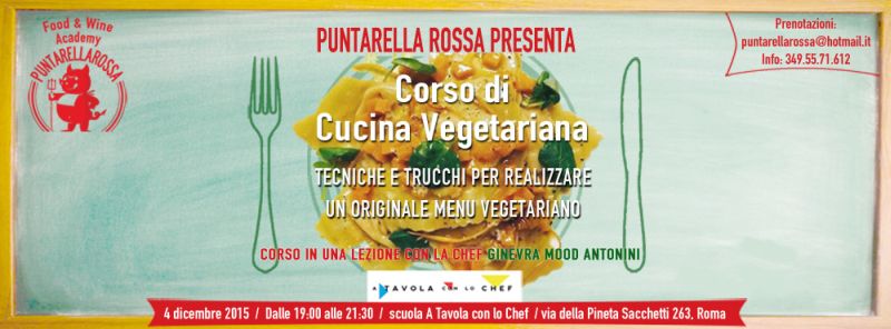 Corso di cucina vegetariana roma