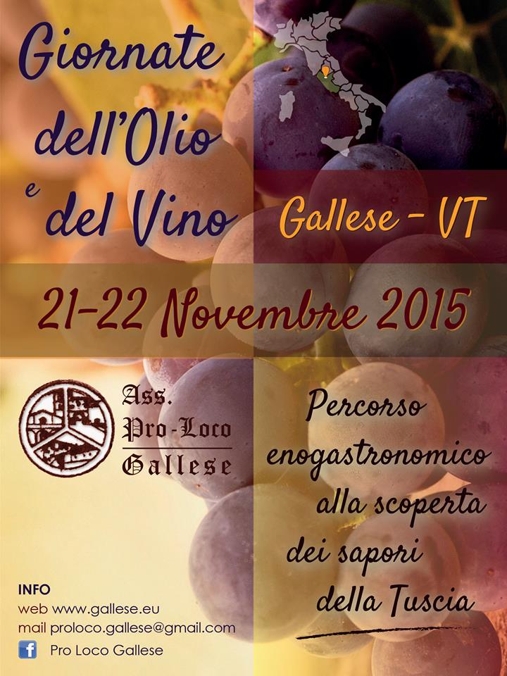 gallese giornata olio e vino novembre