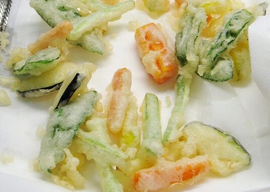 tempura di verdure giapponese ricetta originale