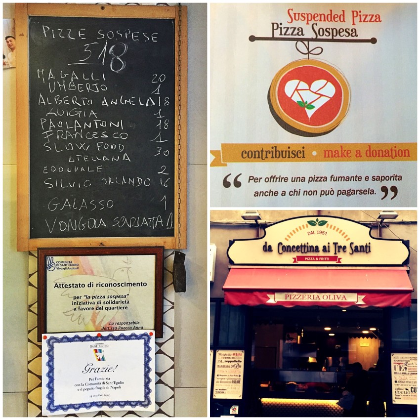Pizza sospesa da Concettina ai Tre Santi
