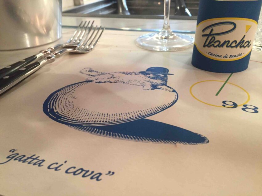 Plancha Roma gatta ci cova