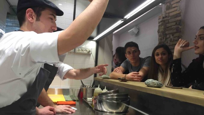 retrobottega roma bancone