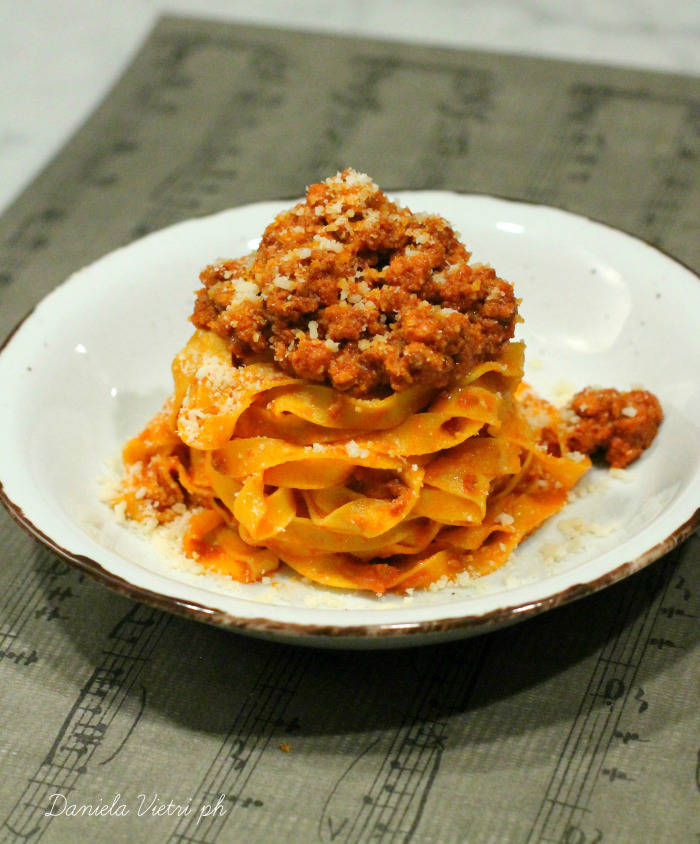 Tagliatelle Trattoria da me Bologna - Foto di Daniela Vietri