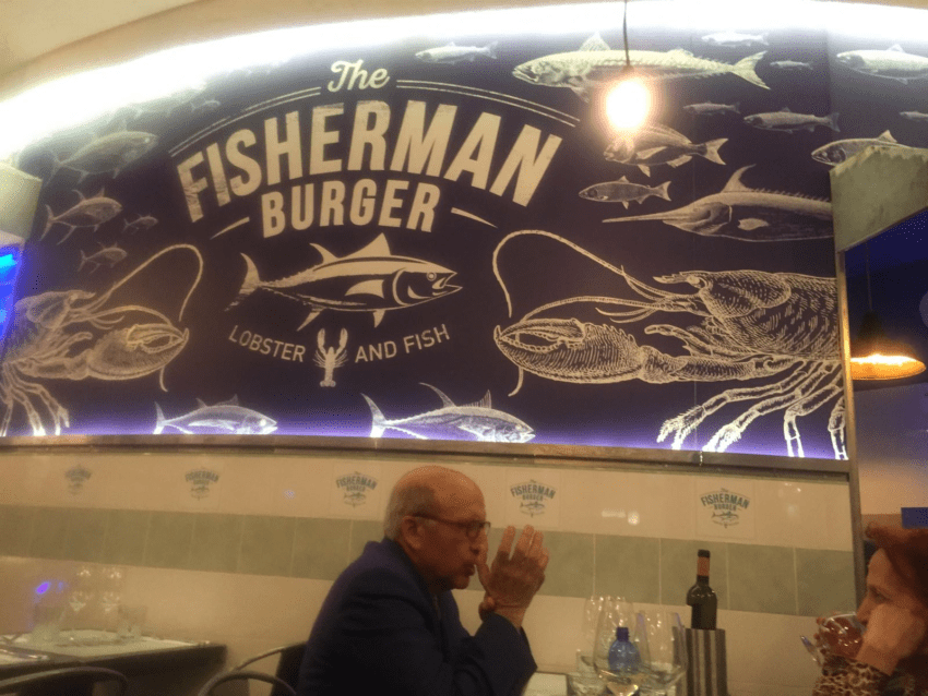 fisherman burger quadro