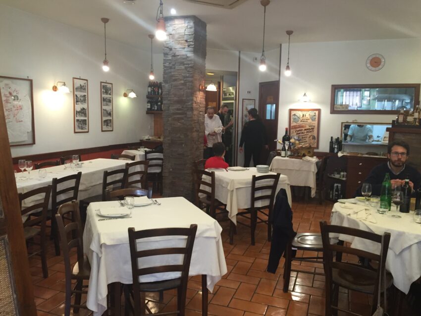 Osteria del Velodromo Vecchio La sala