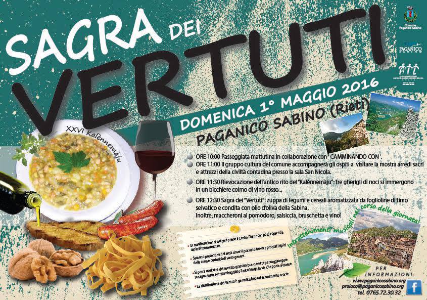 sagre lazio maggio 2016 sagra vertuti paganico sabino