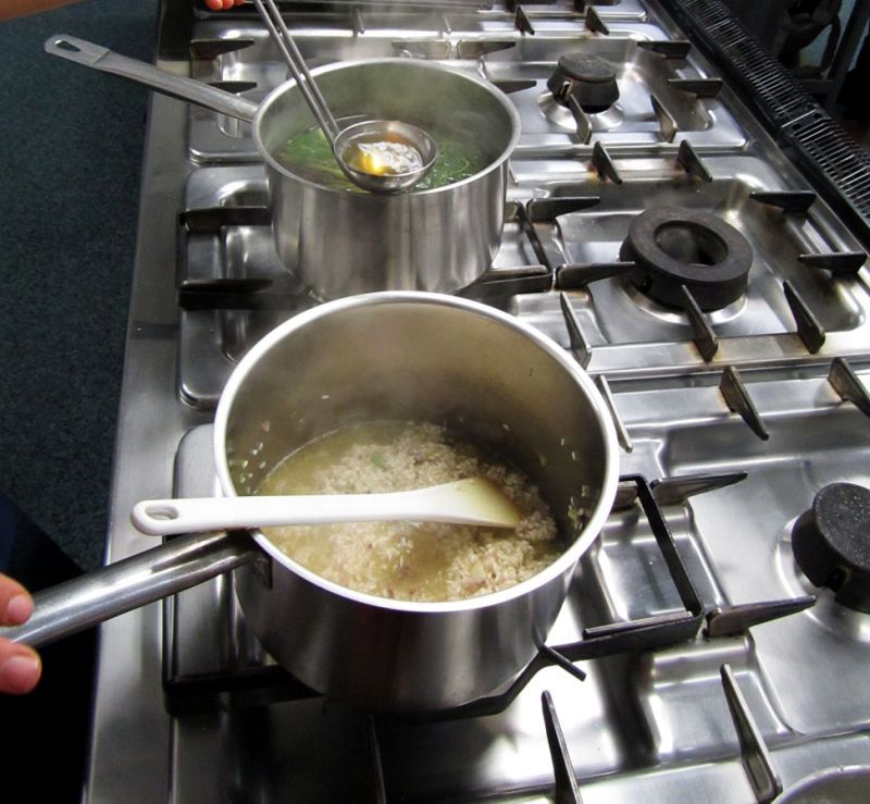 risotto viola con cipolla ricetta