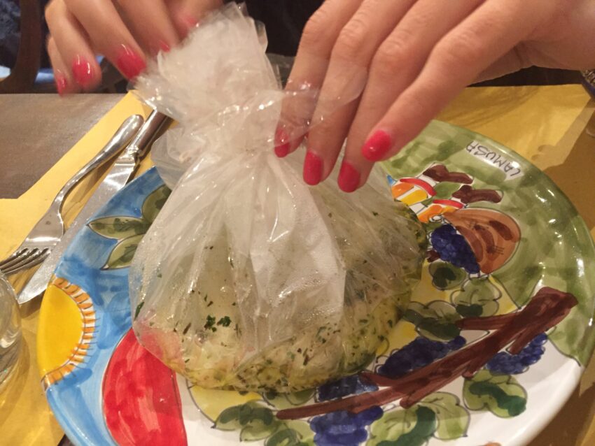 Tischi toschi Roma pecorino sacchetto
