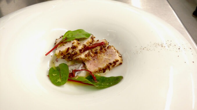 Pesce spada in crosta di semi ricetta