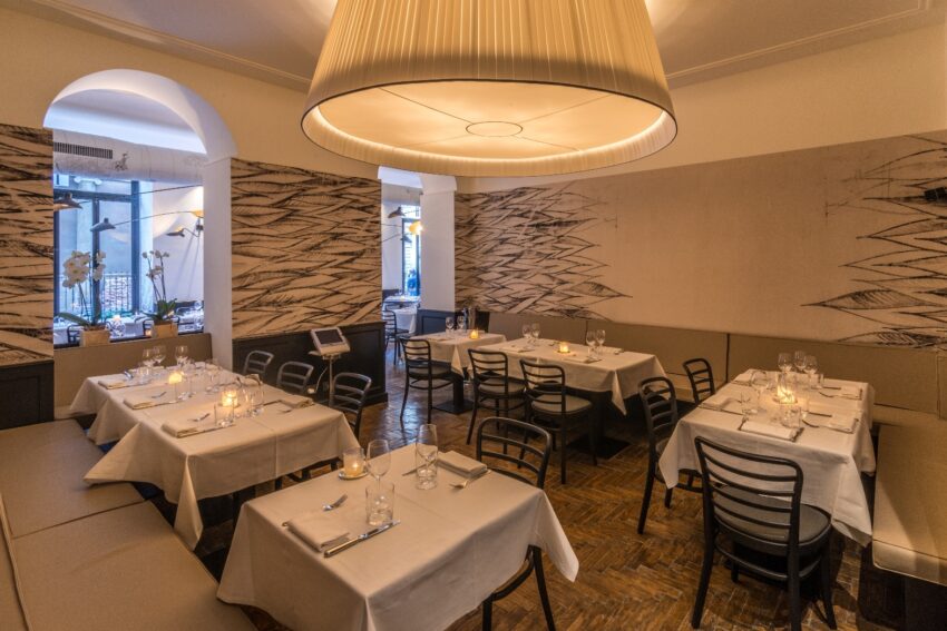 Puntarella Rossa Trattoria Trombetta saletta