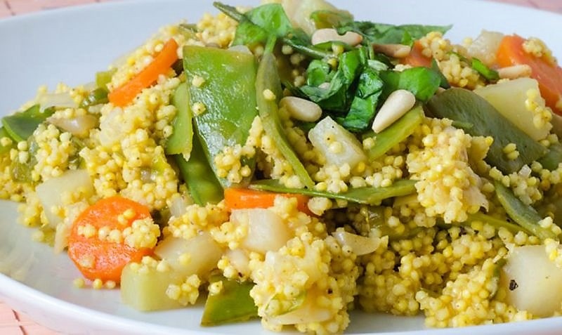 cucina-senza-glutine-roma-miglio-verdure-croccanti