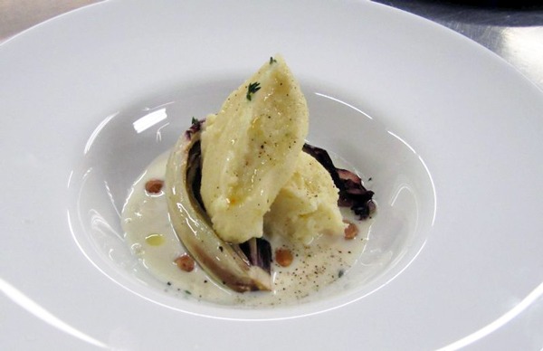Polenta su fonduta di taleggio ricetta originale Polenta su fonduta di taleggio ricetta originale