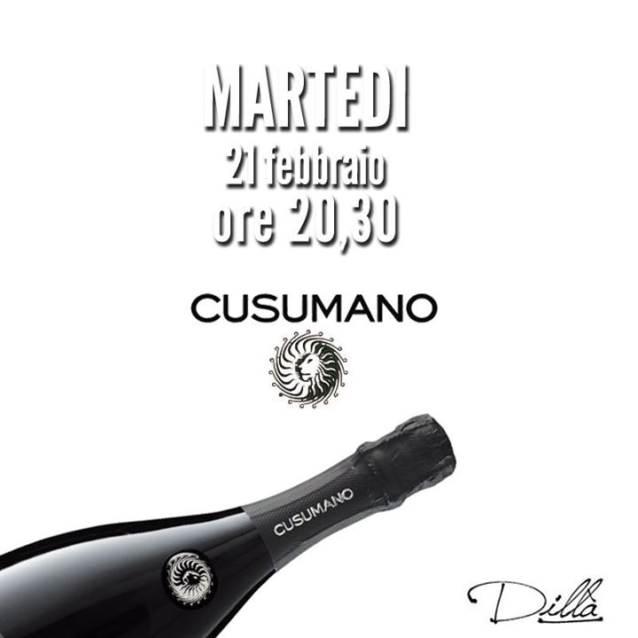 Locandina Dillà Cena Cusumano