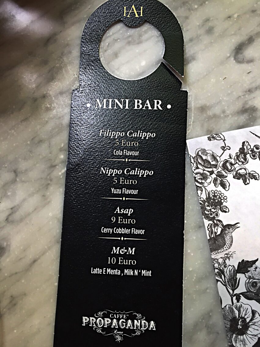 caffè propaganda roma