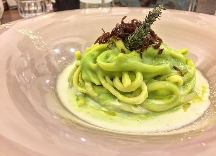 foody farm pici cacio wasabi