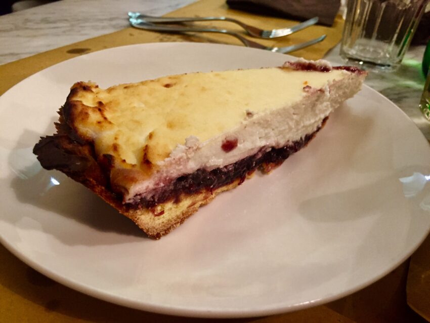 santo palato roma crostata ricotta