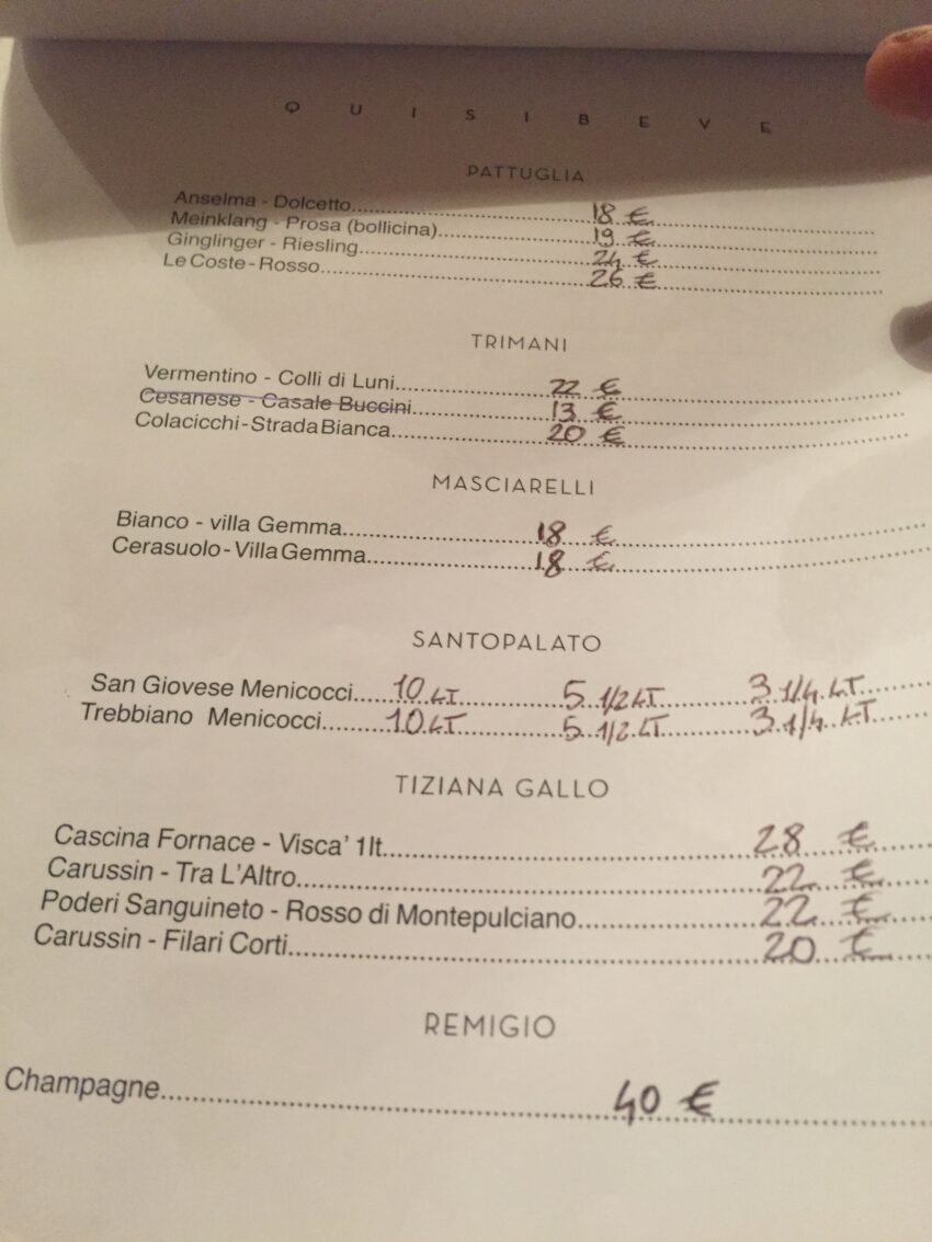 santo palato vini