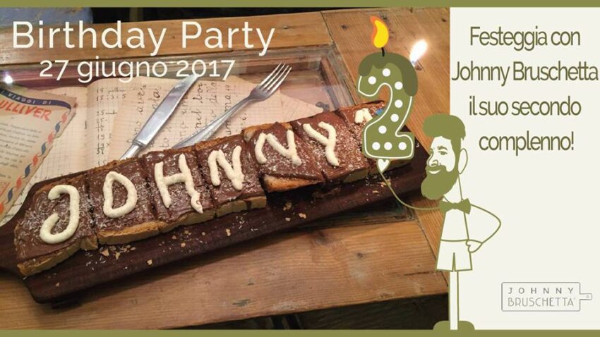 johnny bruschetta compleanno
