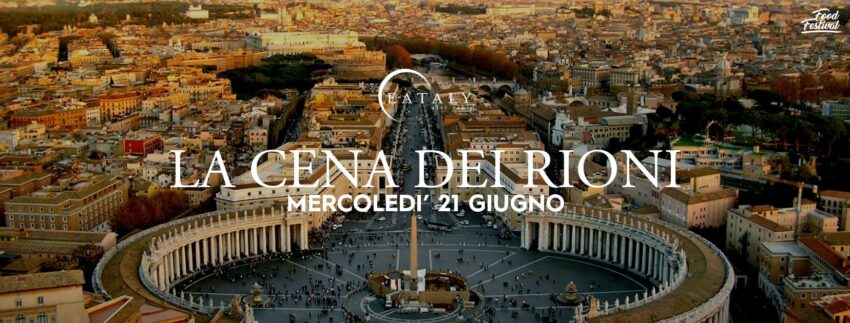 la cena dei rioni