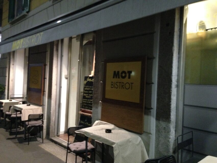 mot bistrot milano esterno