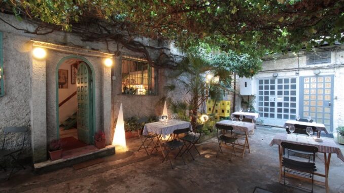 Il Bistrot nel cortile del Politecnico Roma