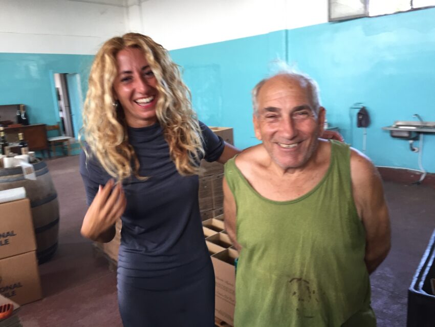 Natalino Del Prete con la figlia Mina