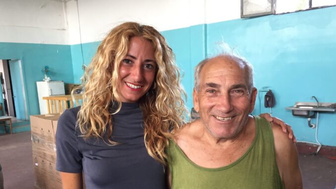 Natalino Del Prete con la figlia Mina