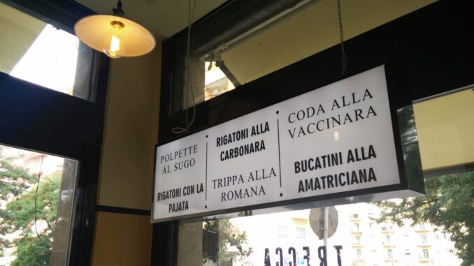 trecca cucina di mercato roma