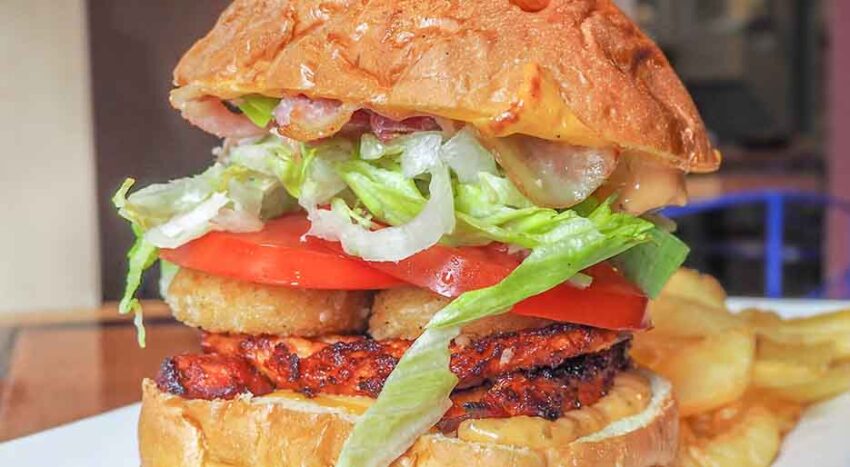 131 Chicken Experience, gli Hamburger nel menu