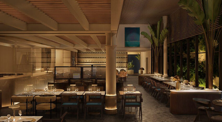 In Milano, il ristorante in Brera