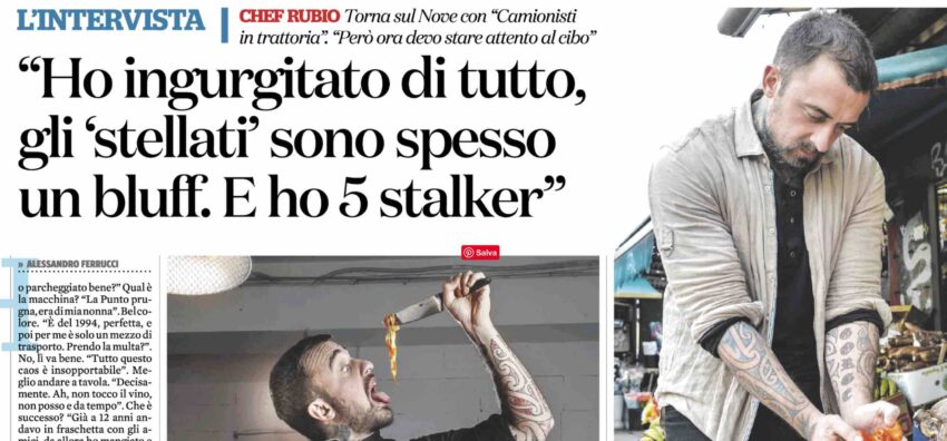 chef rubio camionisti in trattoria