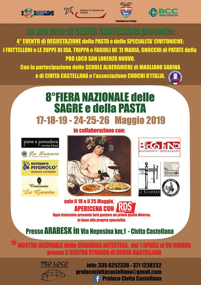 sagre lazio maggio 2019