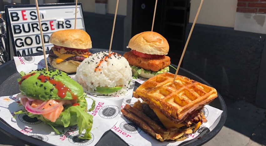 Burger speciali dall'East End Diner