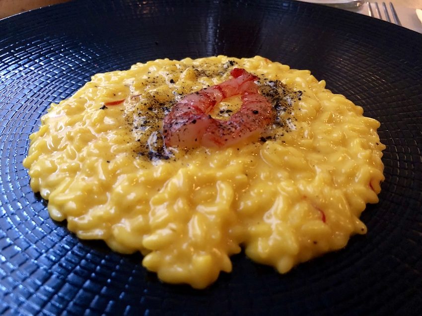 L'immancabile risotto con gamberi rossi di El Pecà