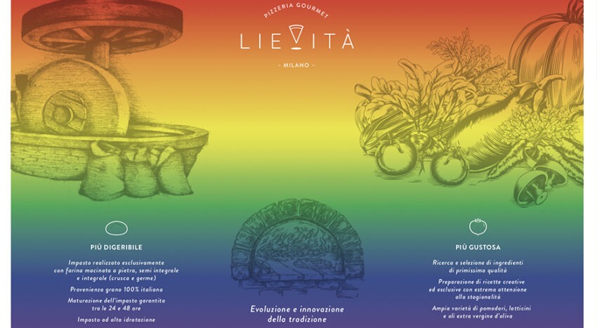 Tovaglietta rainbow Lievità