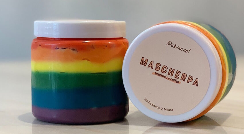 Tiramisù Arcobaleno per il Pride