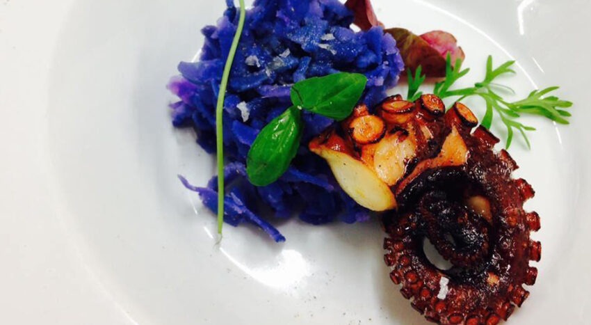 Il menu ricco di pesce di Particolare Milano
