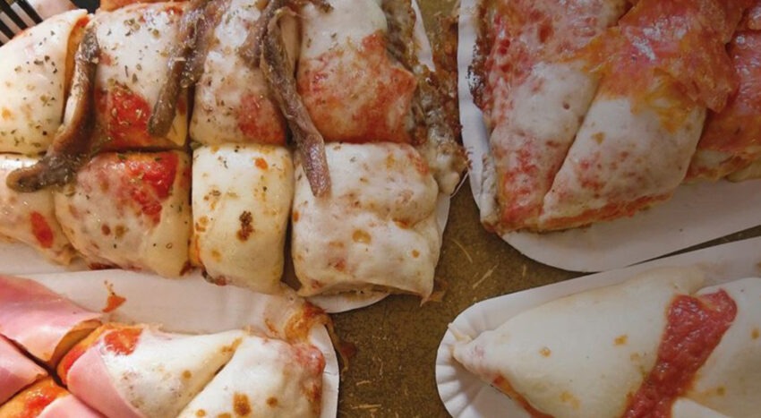 La pizza al trancio di Spontini