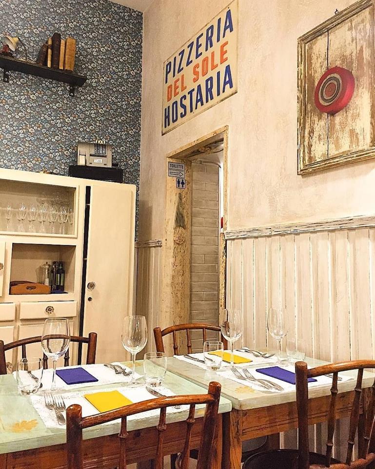 hostaria del sole insegna ristorante roma furio camillo