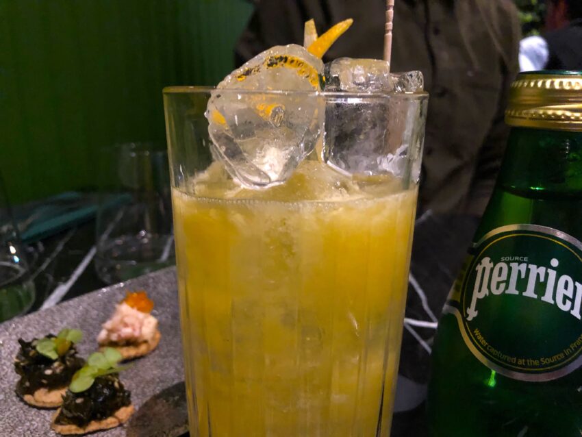 Canapè Milano cocktail alla canapa